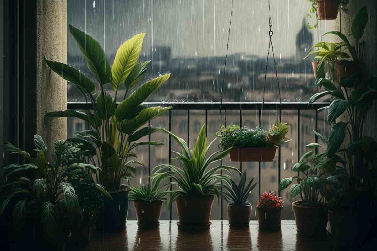 Proteggere piante dal maltempo